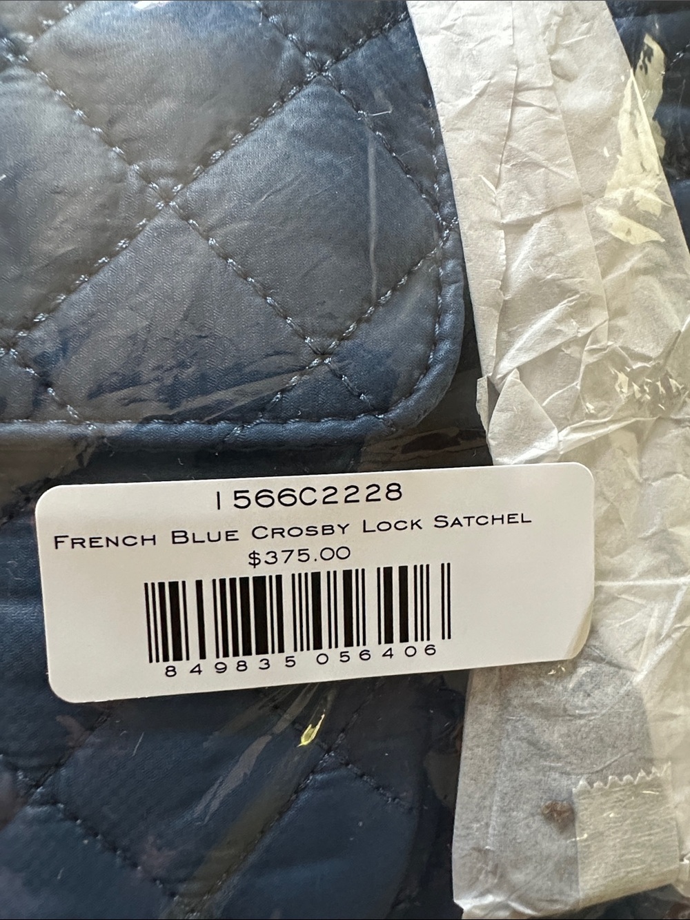 MZ Wallace Quilted French Blue Shoulder Bag - Picture 3 of 15
